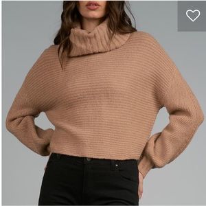 NWT South Moon Under Black Cowl Neck Sweater